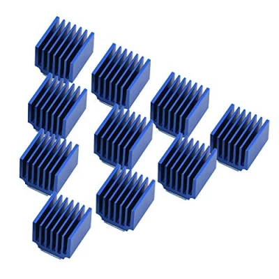 Abbildung von 10 teiliger Stepper Driver Kühlkörper mit Rückkleber, Aluminium Motor Kühlrippe für 3D Drucker