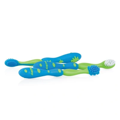 Abbildung von Nuby ID754BLUE Zahnputztrainer Set, blau
