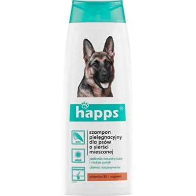 Abbildung von Bros Happs Hundeshampoo Pflegeshampoo für Hunde Fellpflege 200ml (Für mit gemischtem Fell)