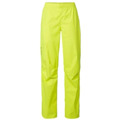 Abbildung von VAUDE Regenhose Damen Drop Pants II, wasserdichte Outdoorhose für Fahrrad, leichte Überhose, atmungsaktive Fahrradhose, schnell überziehbar