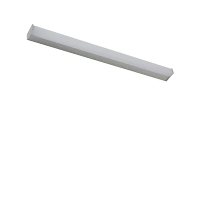 Abbildung von LED Bad und Spiegelleuchte Philippa, eckig, 88cm, alu