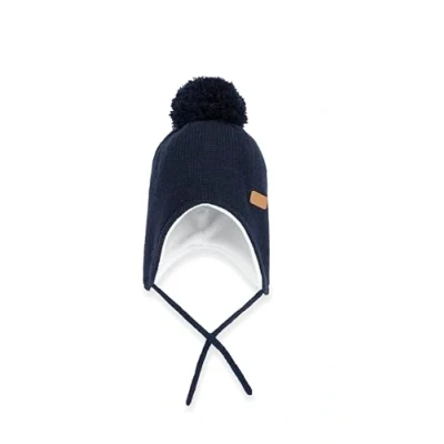 Abbildung von Chicco, Bonnet Garçon Hiver en Velours, Fait Italie, Unisexe 0 24, Bleu, 9 Mois