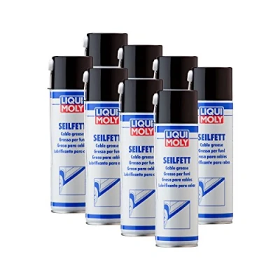 Abbildung von 8x LIQUI MOLY 6135 Seilfett Spray Hohlraumversiegelung Dose Aerosol 500ml