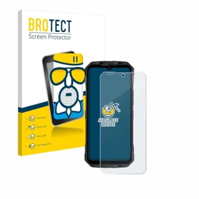 Abbildung von BROTECT Entspiegelungs Schutzglas für Doogee V30 Schutz Folie Panzerfolie Glas Matt [Extrem Kratzfest 9H, Anti Reflex, Fingerprint]