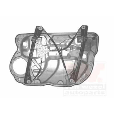 Abbildung von Van Wezel Fensterheber vorne rechts elektrisch mit Anschraubplatte ohne Elektromotor 5827266 VOLKSWAGEN: Polo IV Schrägheck, Limousine