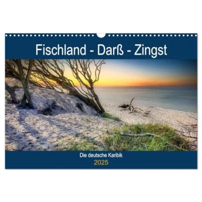 Abbildung von Fischland Darß Zingst (Wandkalender 2025 DIN A3 quer), CALVENDO Monatskalender