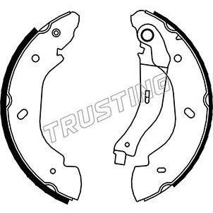 Abbildung von TRUSTING 040.148 Bremsbacken 254,0mm 52mm FORD: Transit Mk5 Kastenwagen, Bus, Tourneo