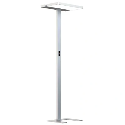 Abbildung von Arcchio LED Bürostehlampe Aila, silber, Tageslichtsensor