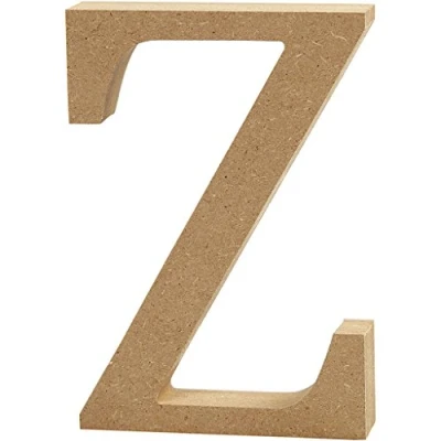 Abbildung von Creativ &quot;Z MDF Buchstabe, braun, 13 x 2 cm