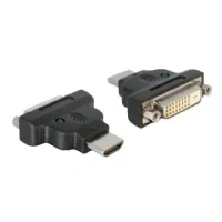 Abbildung von Delock Adapter DVI 25 Buchse &gt; HDMI Stecker mit LED