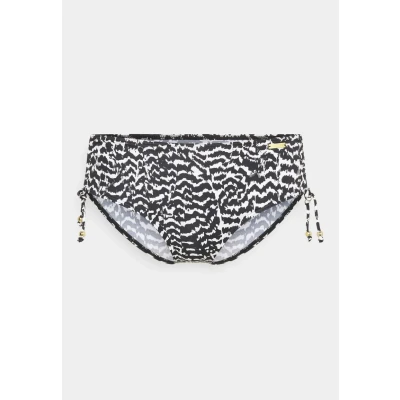 Abbildung von Lascana Pants Gathered Bikinihose, Damen, Größe: 40, Black/creme
