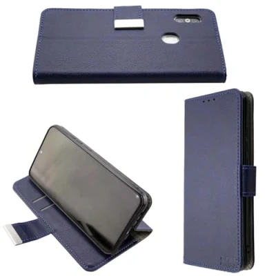 Abbildung von caseroxx Handy Hülle Tasche kompatibel mit Gigaset GS290 Bookstyle Case Wallet in blau