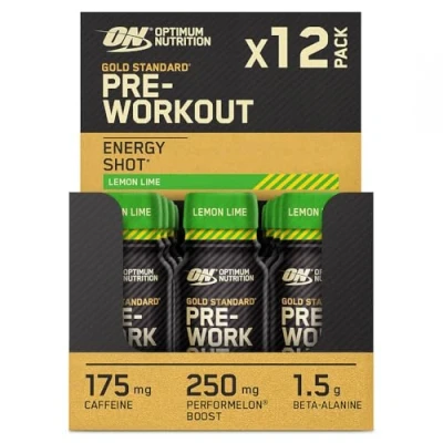 Abbildung von Optimum Nutrition Gold Standard Pre Workout Shot (12x60ml) Lemon Lime