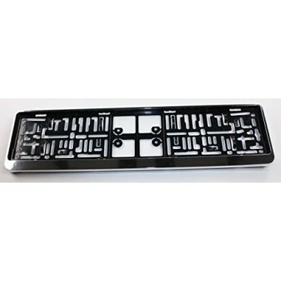 Abbildung von ZentimeX Z788725 Kennzeichenhalter Kennzeichenhalterung Chrom X für DE Standard Kennzeichen 1 Stück