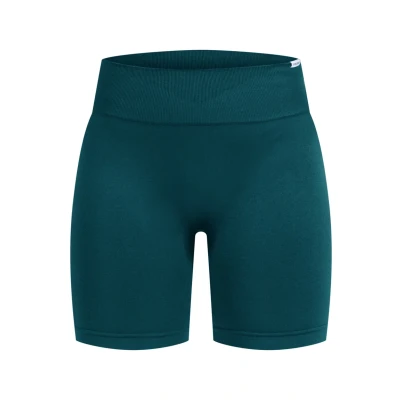 Abbildung von Smilodox Seamless Shorts Amaze PRO Blickdicht &amp; Invisible Scrunch Effekt Tights, Damen, Größe: XS, Dunkelgrün