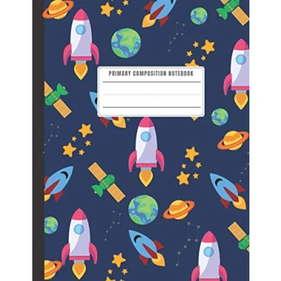 Abbildung von Space Primary Composition Notebook, Draw and Write Story Journal: For Kindergarden Pre K Students