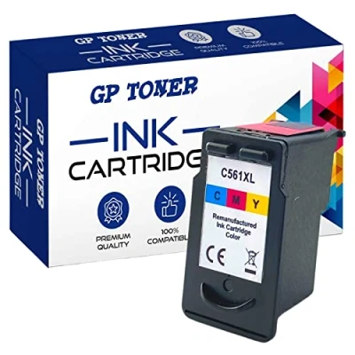 Abbildung von GP TONER Wiederaufbereitet Druckerpatronen XL PG 560XL CL 561XL Ersatz Tintenpatrone für Canon Pixma TS5350 TS5351 TS5352 TS5353 TS7451 TS7450 (CL Farbig)