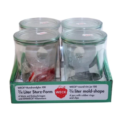 Abbildung von Weck 4er Set Sturzglas 750 ml