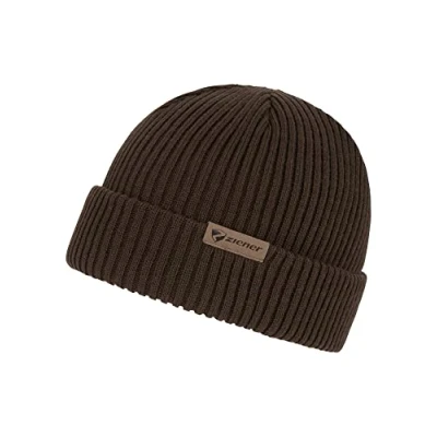 Abbildung von Ziener Damen/Herren IPU Mütze/gestrickt, Aufschlag, Wollanteil, Brown, Einheitsgröße