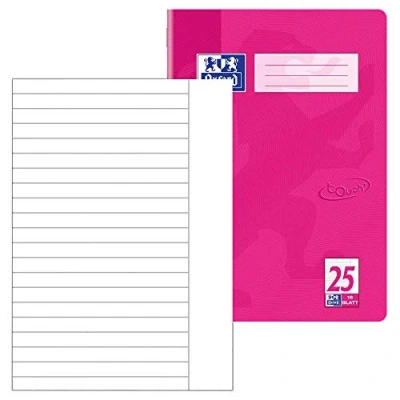 Abbildung von OXFORD Schulheft 1 Lin. 25 (liniert) 16 Blatt mit weißen Rand A4 pink