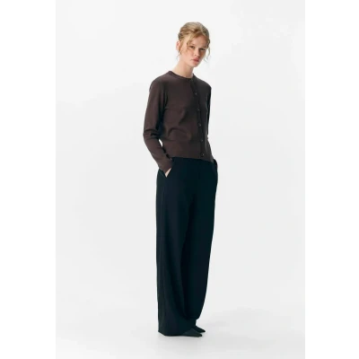 Abbildung von Object Objester NOOS Strickjacke, Damen, Größe: XS, Seal brown