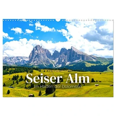Abbildung von Seiser Alm Im Herzen der Dolomiten. (Wandkalender 2025 DIN A3 quer), CALVENDO Monatskalender