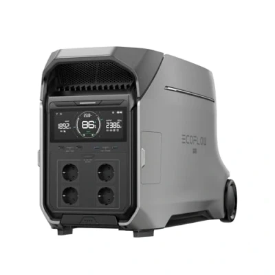 Abbildung von EF ECOFLOW DELTA Pro 3 Tragbare Powerstation, 4096Wh LFP Batterie, erweiterbar auf 12 kWh, 4000W AC Ausgang, Solargenerator für den Hausgebrauch, Camping, Notfälle, Wohnmobile (Generalüberholt)