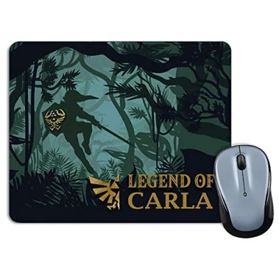 Abbildung von Anime Mousepad. Personalisiertes Mauspad. Custom Unterseite aus rutschfestem Gummi. Personalisierte Geschenke. 18x22cm. Gamer Diverse Modelle. Legend