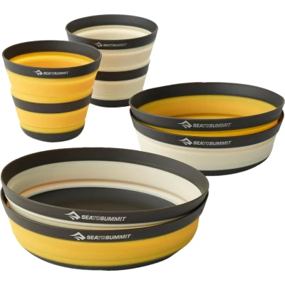 Abbildung von Geschirrset Frontier UL Collapsible Dinnerware Set 2P 6 teilig white yellow