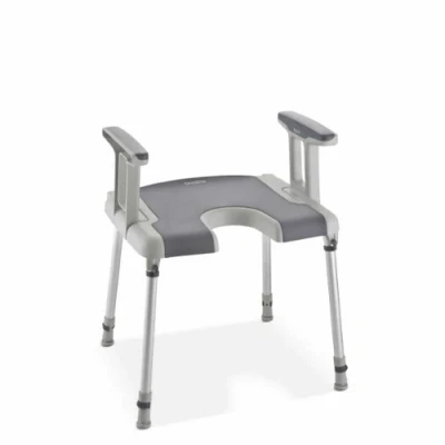 Abbildung von Invacare Hygienehocker Aquatec Sorrento Duschhocker mit Hygieneausschnitt