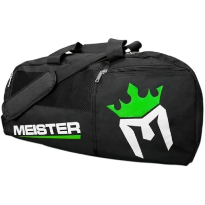 Abbildung von Meister Sporttasche, belüftet, wandelbar, ideal fürs Handgepäck, Schwarz/Electric Green, Schwarz mit Electric 66 x 30,5 cm