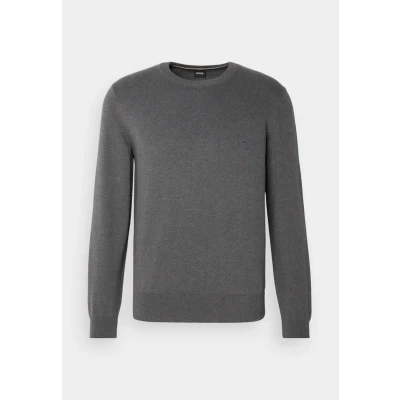 Abbildung von BOSS Pacas Strickpullover, Herren, Größe: XL, Medium grey