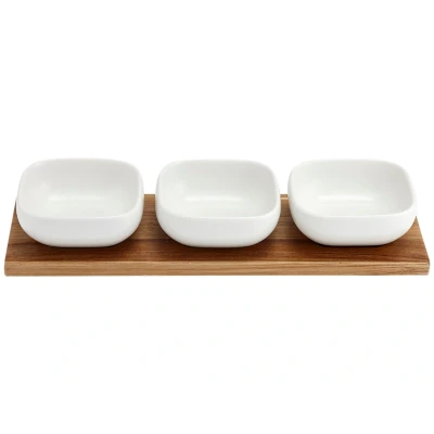 Abbildung von ladelle ESSENTIALS Schalenset 4tlg. weiss