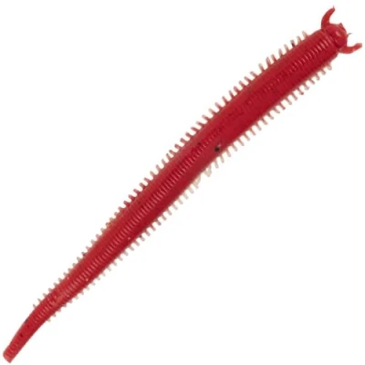 Abbildung von Berkley Gulp! Saltwater Fat Sandworm 4in Shad (10 Stück) Red Belly Shrimp