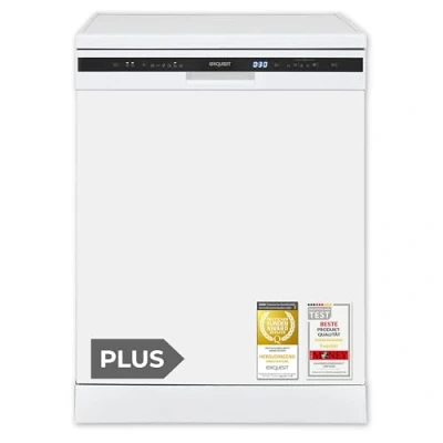 Abbildung von Exquisit PLUS Geschirrspüler 60 cm, 12 Maßgedecke, Unterbaufähig, Automatischer Türöffnung, Startzeitvorwahl, 11 Liter, GSP56312 030D weiss