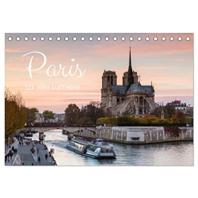 Abbildung von Paris La Ville Lumière (Tischkalender 2025 DIN A5 quer), CALVENDO Monatskalender