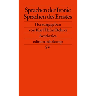 Abbildung von Sprachen der Ironie des Ernstes (edition suhrkamp)