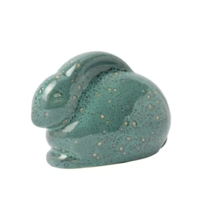 Abbildung von Lambert [BR] Nousagi Dekofigur Hase, Keramik Ozean H12,5 L18 cm