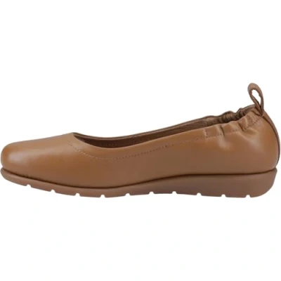 Abbildung von Hush Puppies Skylar Leder Damen Ballerinas in Beige