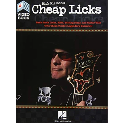 Abbildung von Rick Nielsen&#039;s Cheap Licks: Basic Rock Licks, Riffs, Soloing Ideas, and Guitar Talk with Trick&#039;s Legendary Guitarist!