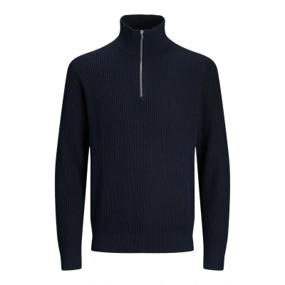 Abbildung von Jack &amp; Jones Jprblaliam HALF ZIP Strickpullover Naval academy, Herren, Größe: 4XL, academy