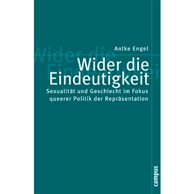 Abbildung von Wider die Eindeutigkeit: Sexualität und Geschlecht im Fokus queerer Politik der Repräsentation (Politik Geschlechterverhältnisse, 20)