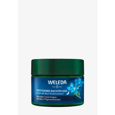 Abbildung von WELEDA Gesichtspflege Festigende Nachtpflege Blauer Enzian Edelweiss, Blau, 40 ml