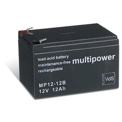 Abbildung von akku net Bleiakku (multipower) MP12 12B VDs, 12V, Lead Acid