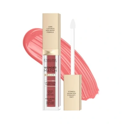 Abbildung von Eveline Cosmetics Wonder Match Flüssiger Lippenstift 08 Cashmere Rose, 6,8 ml
