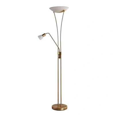 Abbildung von Lindby Stehlampe Felicia, messing, 180 cm, E27, Leselicht