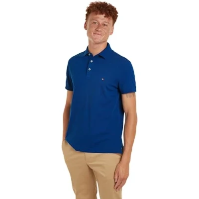 Abbildung von Tommy Hilfiger 1985 SLIM Poloshirt, Herren, Größe: XXL, Anchor blue