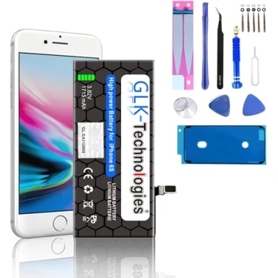 Abbildung von High Power Ersatzakku kompatibel mit iPhone 6S Original GLK Technologies Battery accu 1715 mAh Akku inkl. Werkzeug Set Kit Neu