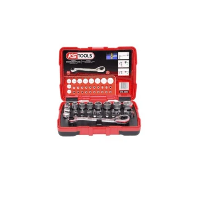 Abbildung von KS TOOLS 918.3050 Steckschlüsseleinsatz Set Chrom Vanadium Stahl 1/4