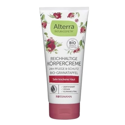 Abbildung von Alterra Reichhaltige Körpercreme Bio Granatapfel &amp; Sheabutter Für sehr trockene Haut 200 ml